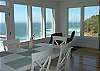 Enjoy this large open Dining / kichen / living room with panaramic ocean views!
