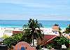 Casa Ricardo view of the ocean from 2nd and 3rd balconies. Only 1 house between Ricardo and the beach.