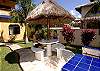 Abbey One shared BBQ and outdoor eating area