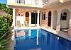 Refreshing pool with steps