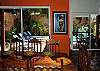 Casa Mulder looking out to the pool and garden from the great room