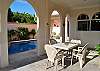 Seating or lounging area by the pool