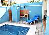 There is a shower to rinse off after returning from the beach and a shared BBQ.