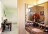 Shared second floor bathroom with walk in shower.