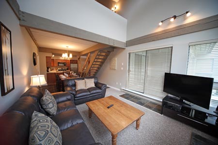 Living Room with access to balcony in view