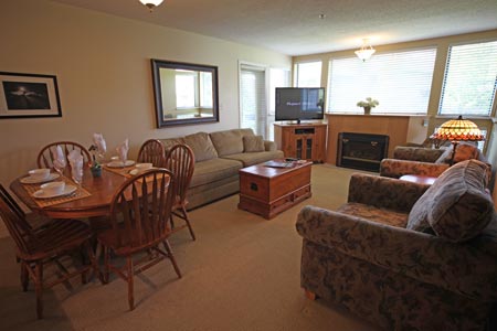 Living Room and Dining Area