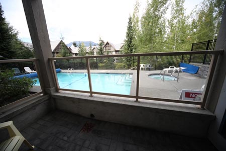 View to Pool from Patio
