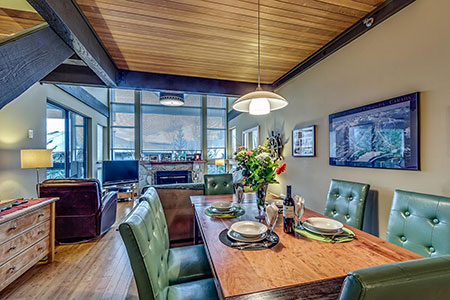 Dining area with Living room