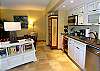 Kitchen and living areas.