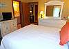 Bedroom has attached bathroom that can also be accessed from the hallway.