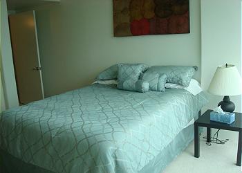 Queen Bed in Guest Room