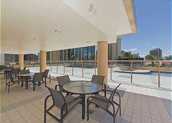 The Pool Deck Area