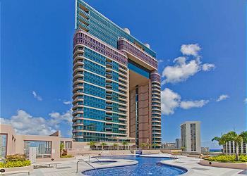 The Waikiki Landmark. Photo Taken from Pool Deck