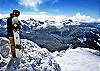 Views of the Black Tusk from Whistler Mountain.