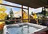 This private hot tub is new, on the second floor with great views