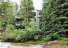 A River Runs Right by your deck, year round!