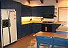 gas rangetop, bar seating for two, mountain views from sink, open to living room