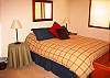 Bedroom with a double bed