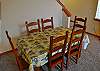 One of two Dining Tables.  This table has seating for 6.
