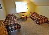 2nd Upstairs Bedroom. 2 Twins with pull out Twin Trundle.
