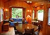 Gather around this lovely dining room, just off the kitchen.  The morning sun shines warmly though in this southern exposure room.
There is also a very comfortable Queen sofa bed in case you need to accommodate up to 8 guests
