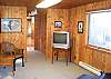 The Family Room serves as the TV room too, complete with built in DVD.