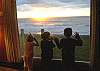 A former guest shared this picture with us of her grandchildren standing by a living room window. . . in awe of the vast ocean just out their door.  Plenty of great walking beach at low tide awaits you in Arch Cape!