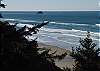 Any direction you look from this magnificant home, the view is outstanding. This SW view picture shows Castle Rock out in the ocean in nearby Arch Cape.