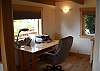 For those who need to work during their get-away, you'll appreciate the convenience of the large office desk off the Master bedroom. The owners have even provided an HP printer in the event you need to print something from your computer. You can receive wireless internet access throughout the house and outside decks as well.