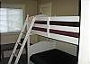New bedding for the bunkroom as well.  Sturdy Twin bunkbeds are great for the kids, yet large enough to sleep adults comfortably as well.