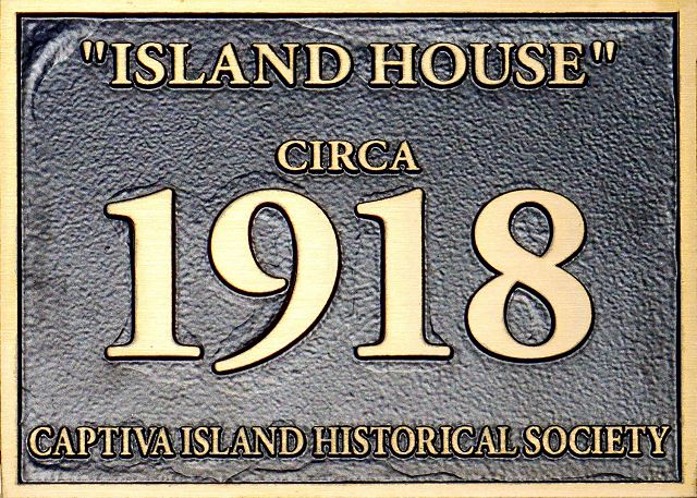 Island House Plaque