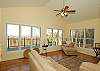 Enjoy the long range mountain views from the wall and windows.