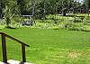 Backyard w/golf course beyond