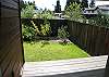 back yard area