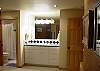 Bath in bedroom 1 with private tub/shower and wc.