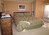 Master bedroom upper level with king bed