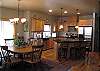 Kitchen, dining area
