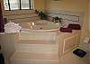 step up jacuzzi tub in master