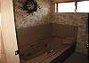Master Bath, jetted tub