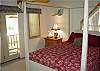 Master bedroom with queen bed
