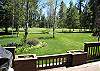 Golf course view from back deck