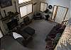 Looking down from loft