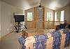 Loft TV Room with Queen Sofa Sleeper