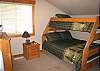 Upstairs Bedroom 2 - Full/Twin bunk