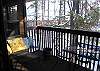 Balcony seating area