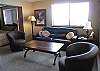 Living Area and Hide-A-Bed Sofa