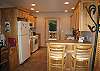 kitchen, bar and desk