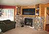 Living Area and Fireplace