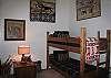 Twin bunks in Loft Area