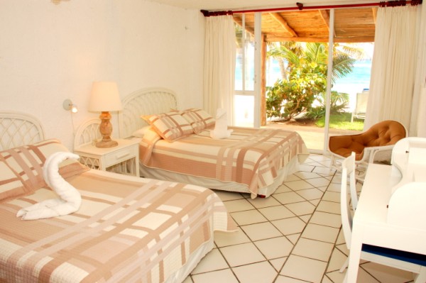 Lower bedroom with ocean view and terrace.-Thumbnail